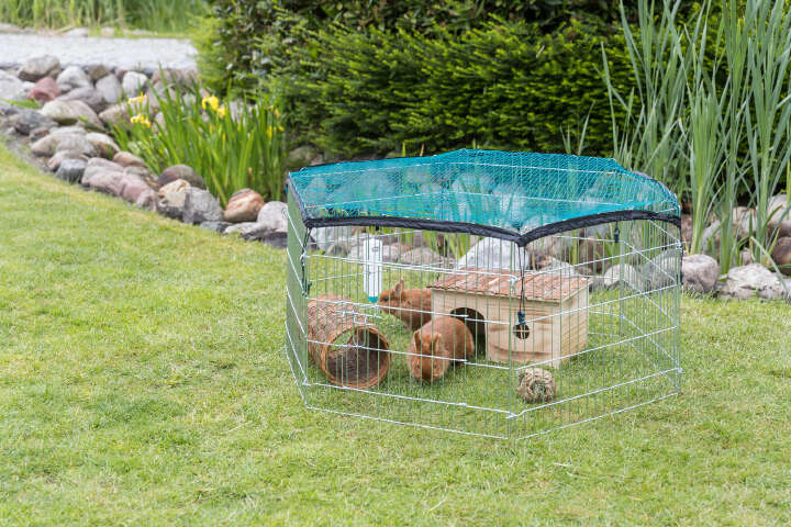 TRIXIE natura Freilaufgehege mit Schutznetz